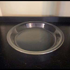 2 Pyrex glass pie dishes